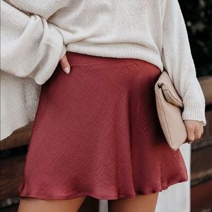 True To You Satin Miniskirt, Vici Dolls, Brand New